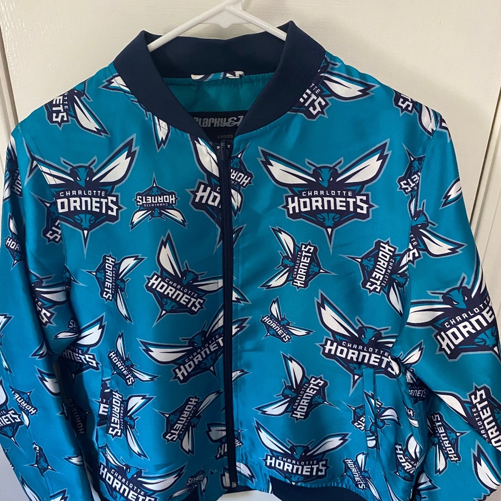 Charlotte Hornets coat.